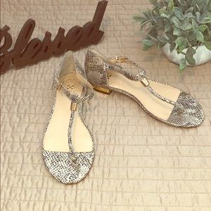 Vince Camino snakeskin sandals